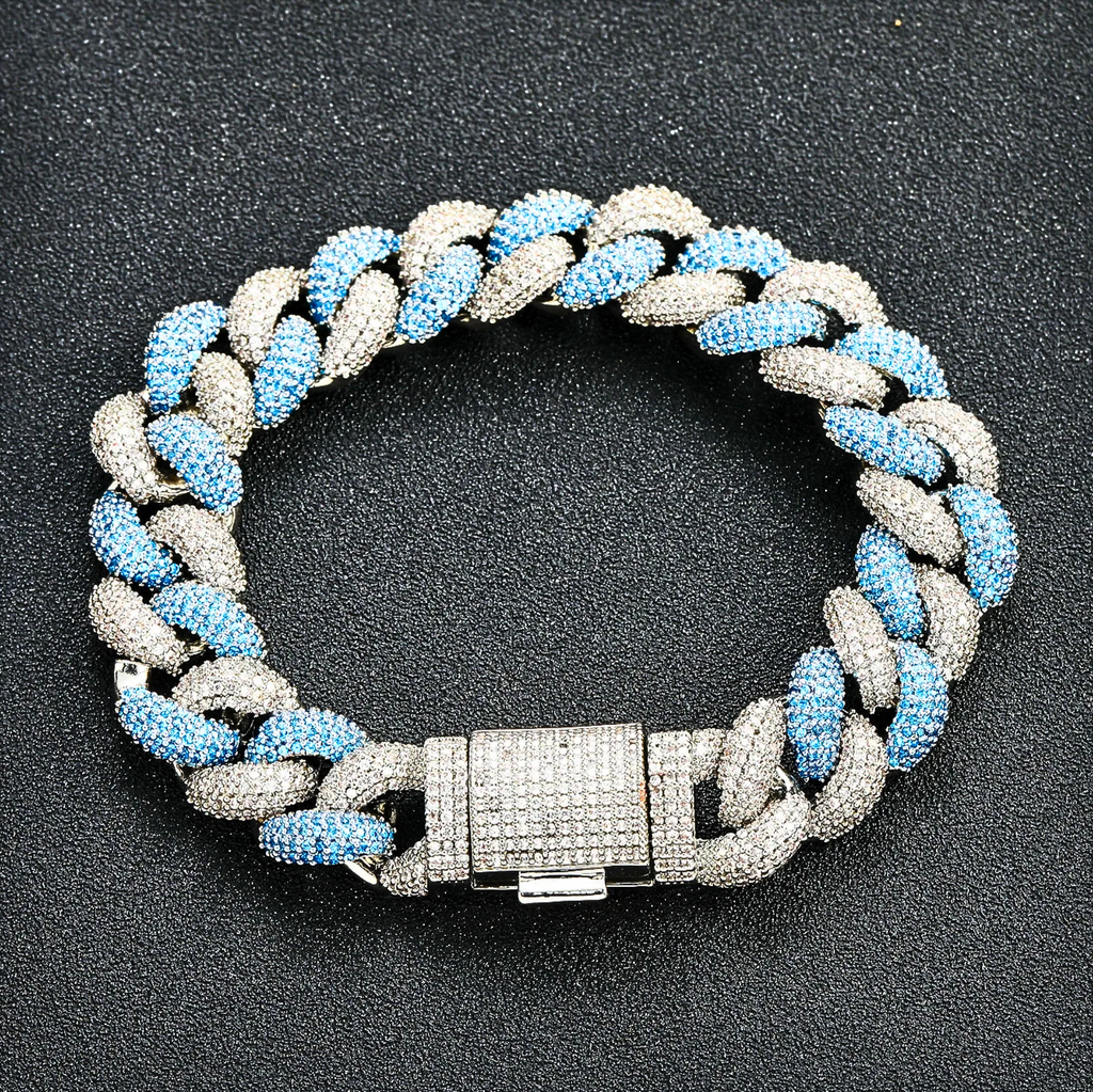 Arctic frost cuban bracelet