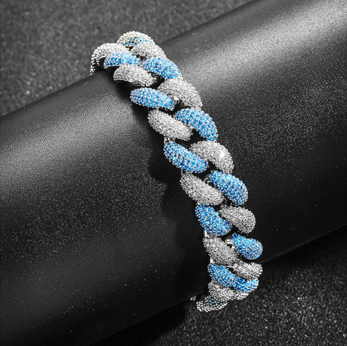 Arctic frost cuban bracelet